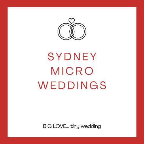 Sydney Micro Weddings - Big Love... tiny wedding